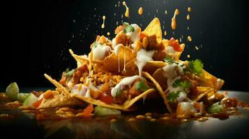 AI Generative a photo of nachos