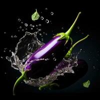 AI Generative a photo of eggplant
