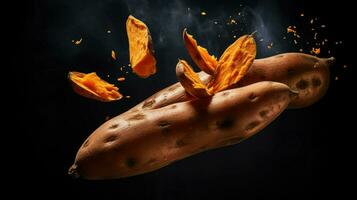 AI Generative a photo of sweet potato