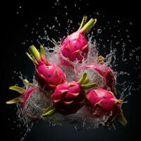 AI Generative a photo of dragonfruit