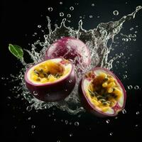 AI Generative a photo of passionfruit