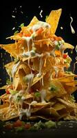 AI Generative a photo of nachos