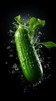 AI Generative a photo of cucumber