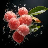 AI Generative a photo of lychee