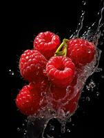AI Generative a photo of raspberry