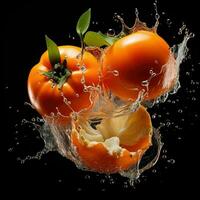 AI Generative a photo of persimmon