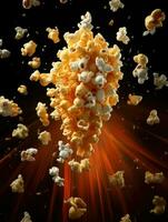 AI Generative a photo of popcorn