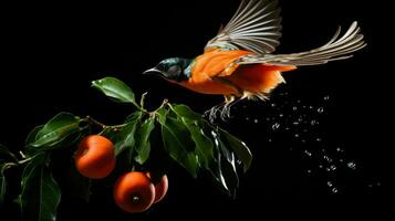 AI Generative a photo of persimmon
