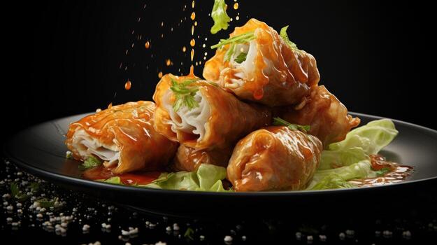 AI Generative a photo of cabbage rolls