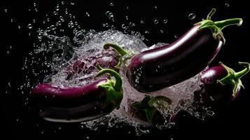 AI Generative a photo of eggplant