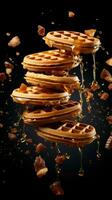 AI Generative a photo of waffles