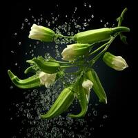 AI Generative a photo of okra