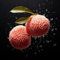 AI Generative a photo of lychee