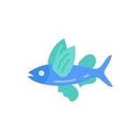 Flying Fish icon in vector. Illustration vector