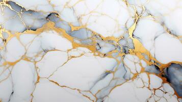 a picture of White marble texture background pattern with high resolution. Can also be used create surface effect to architectural slab, ceramic floor and wall tiles. Generative AI photo