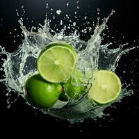 AI Generative a photo of lime