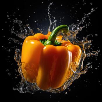 AI Generative a photo of bell pepper