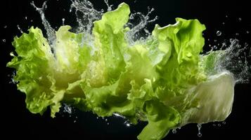 AI Generative a photo of lettuce