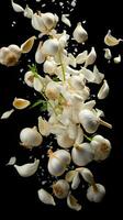 AI Generative a photo of garlic
