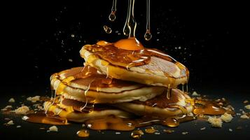 AI Generative a photo of pancakes