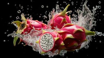 AI Generative a photo of dragonfruit