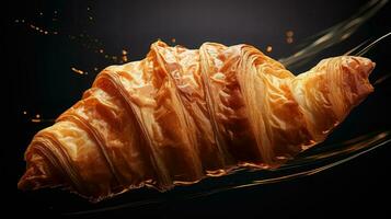 AI Generative a photo of croissant