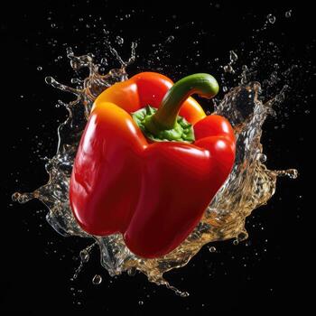 AI Generative a photo of bell pepper