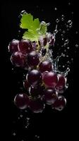 AI Generative a photo of blackcurrant