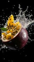 AI Generative a photo of passionfruit