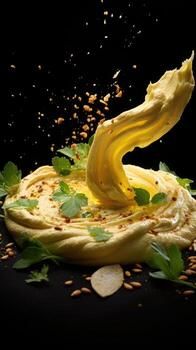 AI Generative a photo of hummus