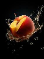 AI Generative a photo of nectarine