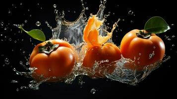 AI Generative a photo of persimmon