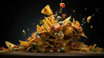 AI Generative a photo of nachos