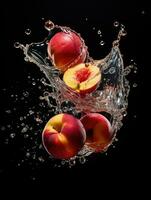 AI Generative a photo of nectarine