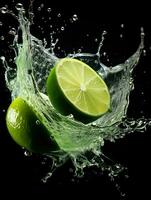 AI Generative a photo of lime