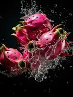 AI Generative a photo of dragonfruit