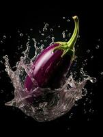 AI Generative a photo of eggplant