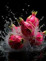 AI Generative a photo of dragonfruit