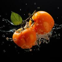 AI Generative a photo of persimmon