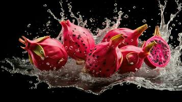 AI Generative a photo of dragonfruit
