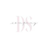 DS Beauty Initial Template Vector Design