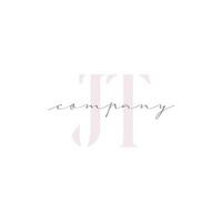 JT Beauty Initial Template Vector Design