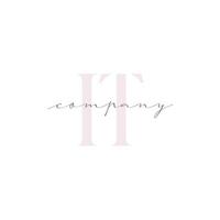 IT Beauty Initial Template Vector Design