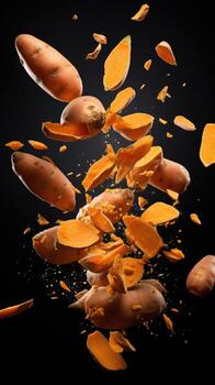 ai generativo un foto de dulce patata