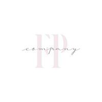 FP Beauty Initial Template Vector Design