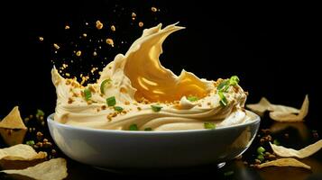 AI Generative a photo of hummus
