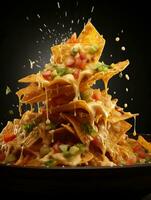 AI Generative a photo of nachos