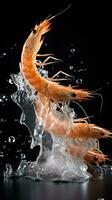 AI Generative a photo of shrimp