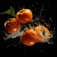 AI Generative a photo of persimmon