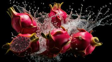 AI Generative a photo of dragonfruit